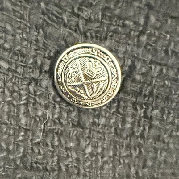 Serena Kay Paris Black Tweed Fringe Blazer | French Bouclé Jacket | Size 36/4-6 - Picture 6 of 11